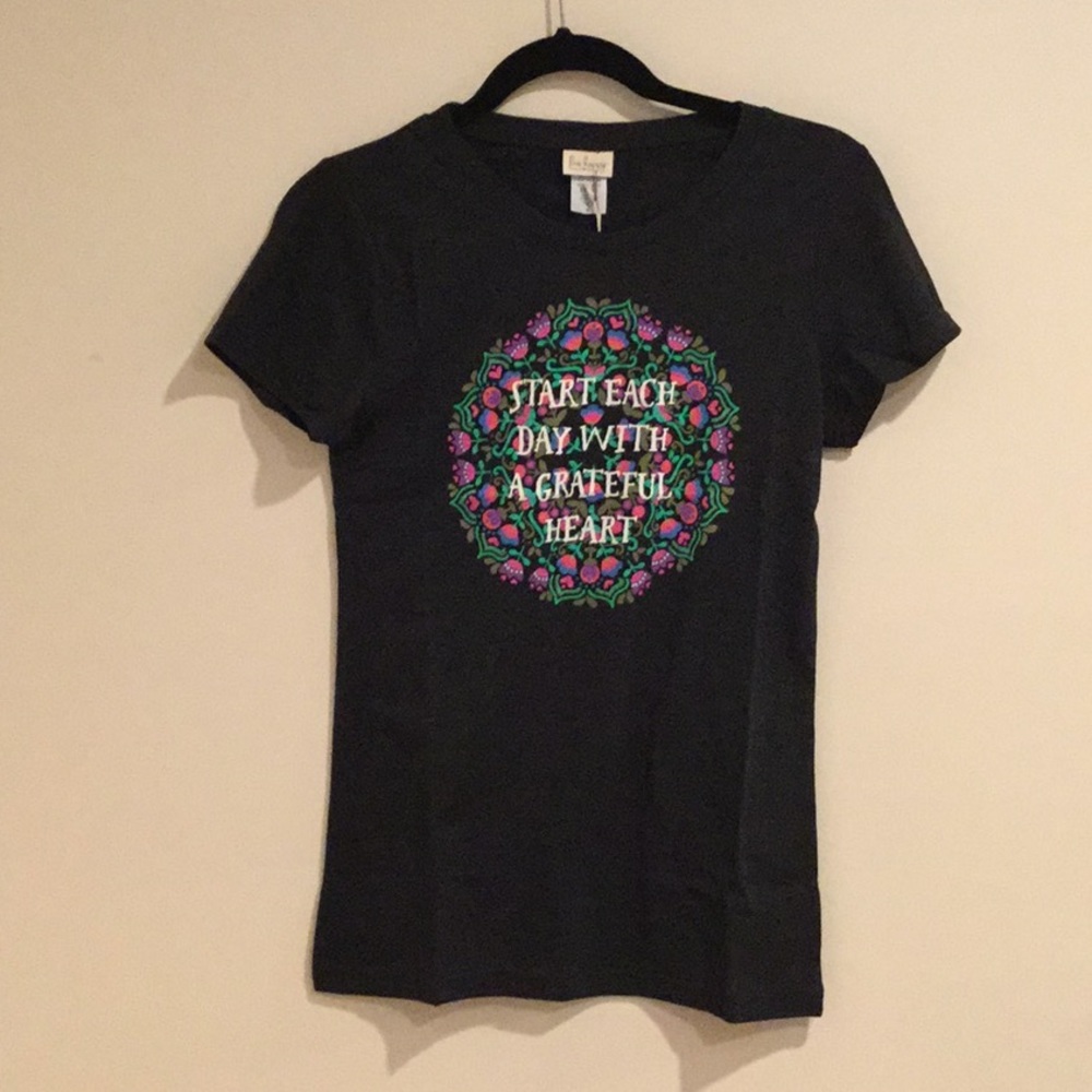 Natural Life Charcoal gray short sleeves tee